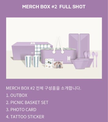 BTS MERCH BOX #2 Army Membership official Merch Pack Full Set/ +