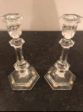 2 Candelieri  In Cristallo Baccarat