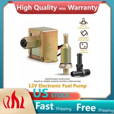 12V 4-7PSI Universal Fuel Pump Electric Inline Low Pressure Gas Diesel E8012S US
