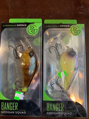 CRANKBAIT 3/8oz. Ghost Gill/Kosmo Shad 2-5' diving depth Banger Googan Squad x2