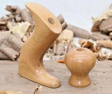 Hand Made Cherry Stanley Plane Tote & Knob For No 3, 4, 603, 604 With Low Knob