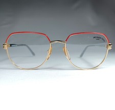 Eyeglasses, Jacques Fath, luxury eyeglasses, Aviator, Gold plated, oval, frames
