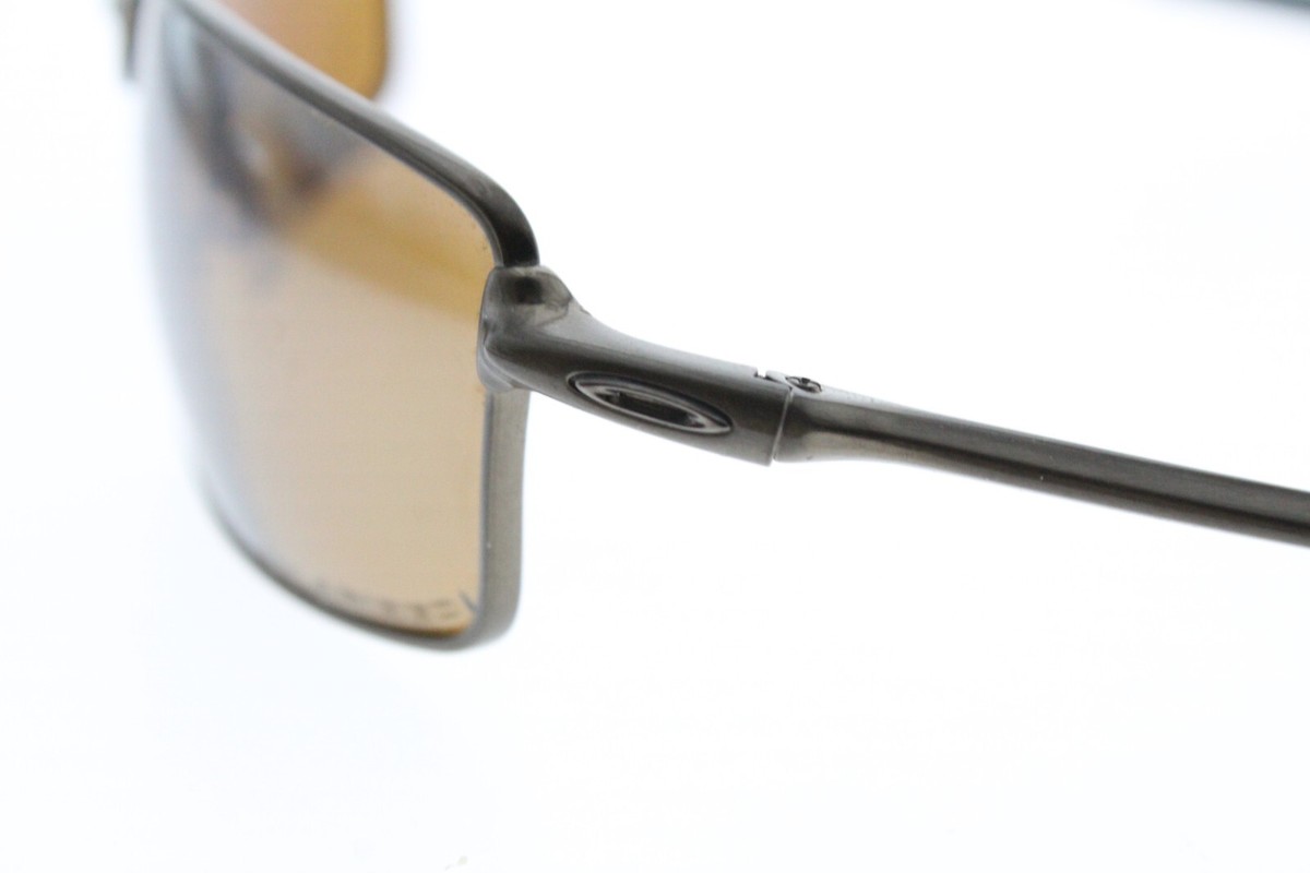 小物 OAKLEY TI SQUARE WIRE3.0 Oakley Ti Square Wire Polarized Sunglasses OO6016-03 Chrome