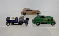 Hot Wheel Classic Car Lot Of 3 96-O’lucky, 88-T Bucket, 81- 35 Caddy