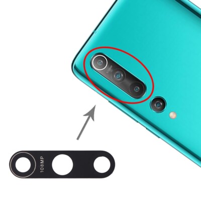 Linse Fotocamera Hinten Xiaomi Ich 10 / Pro 5G Glass Zimmer + Doppelseitiges