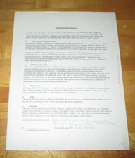 Ruby Wilson Signed Contract - Blues Legend - Queen of Beale Street