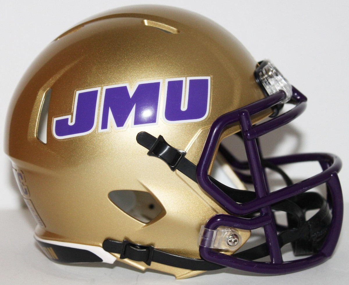 2024 JMU James Madison Dukes Custom Riddell Mini Helmet vs Gardner Webb