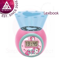 Lexibook Kid's Projector Alarm Clock with Timer│Digital LCD Screen│Unicorn