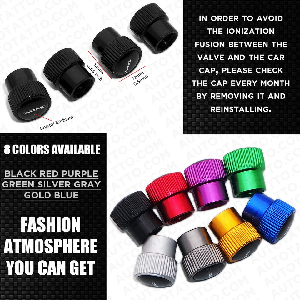 For Toyota 4x4 Off Road Roundel Car Wheels Tire Air Valve Caps Stem Dust Cover - Изображение 3 из 4