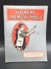 Vintage A.C. Gilbert Chemical Magic Booklet 1920