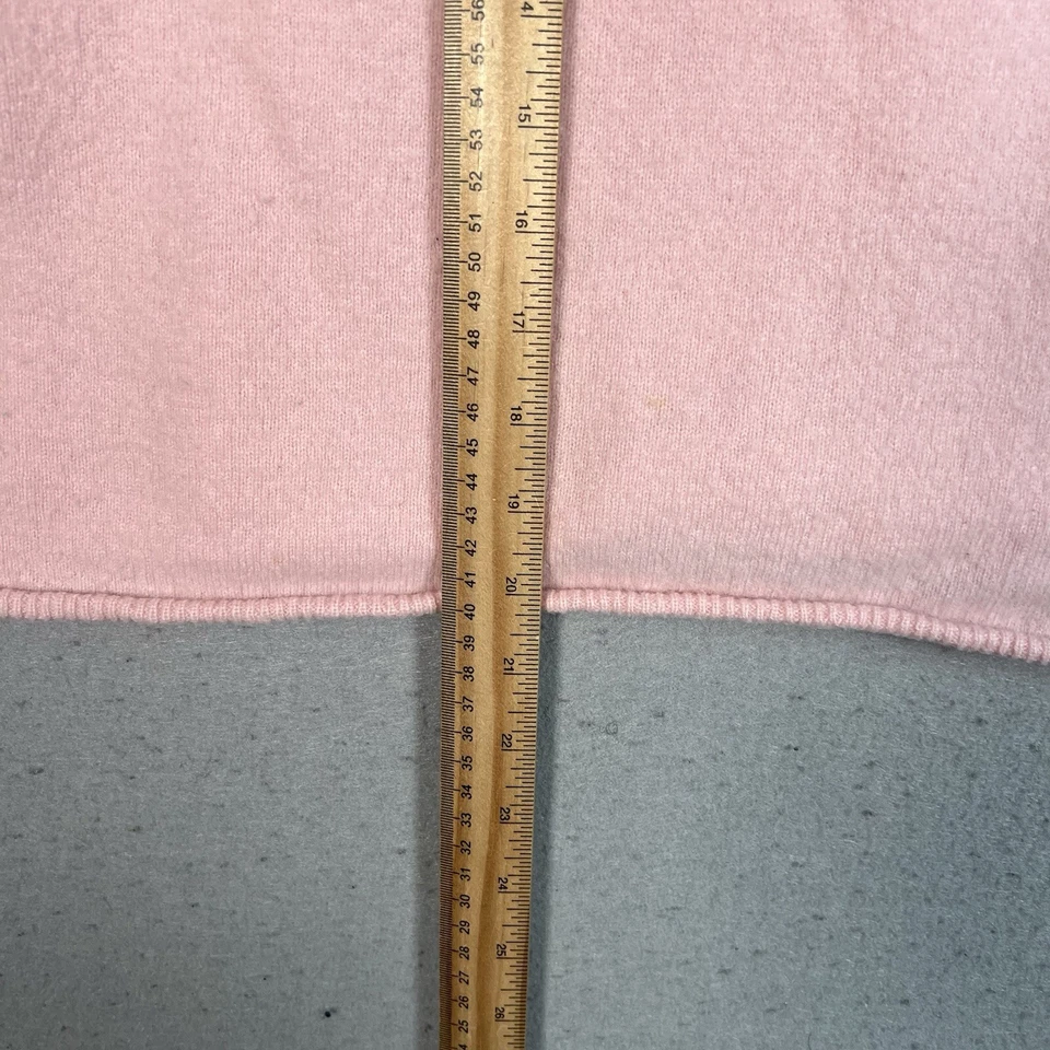 Peck & Peck роскошь 100% кашемир свитер розовый лодка шеи размер M минималистский - Изображение 3 из 4