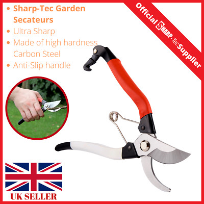 Sharp-Tec Gartenschere | Profi Secaterus | Pflanze Blumen Gartengerät
