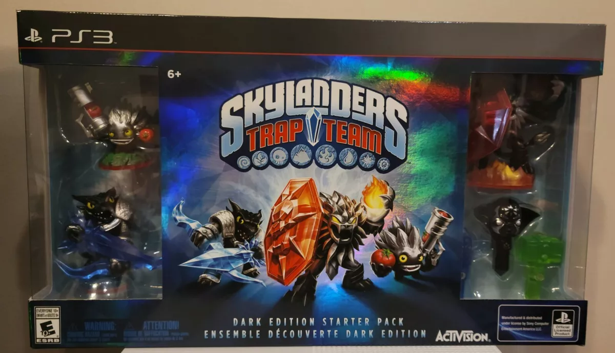 Skylanders Trap Team PS3 Dark Edition Starter Pack