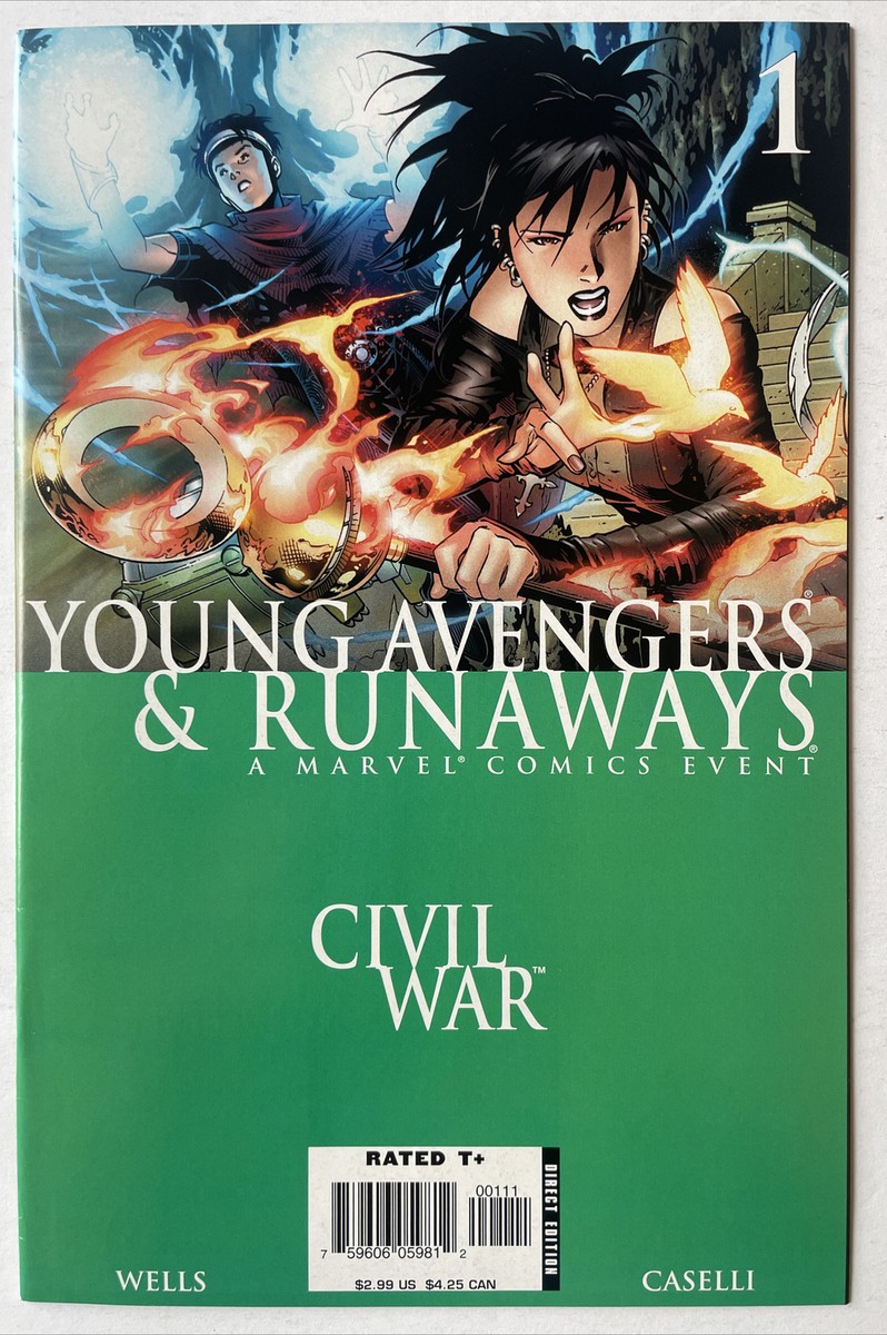 ヤング・アベンジャーズ＆ランナウェイズ:シビル・ウォー Young Avengers & Runaways : Civil War #1 #2 #3 #4 Complete