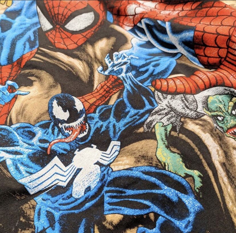 Spider-Man Vintage T Shirt Modern Boot %100 Perce… - image 4