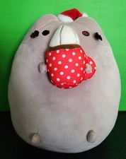 GUND Pusheen with Hot Chocolate Christmas Edition 10" plush Stuffed Animal