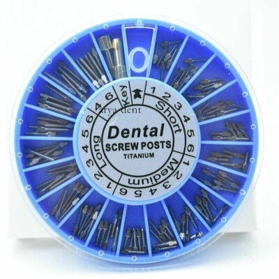 120 Pcs Dental Screw Post Ttanum/Gold/Steel Plated Concal Root Canal Pns | eBay
