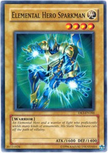 Elemental Hero Sparkman - DR3-EN184 - Common - Unlimited Edition x1 - Near Mint