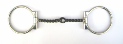 Twisted Wire D-Ring, Snaffle Bit, Wassertrense, Westerngebiss
