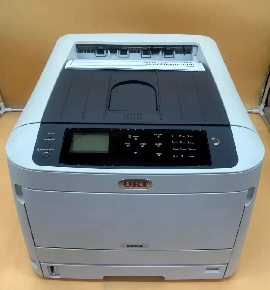 OKI C834NW C834 A4 USB Network Wireless LED Colour Laser Printer + Warranty - Image 2 of 4