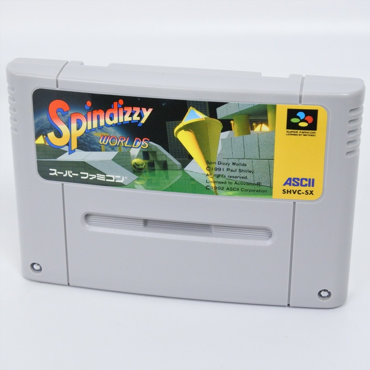 SFC SNES ASCII Spin dizzy world Action SHVC-SX Super Famicom