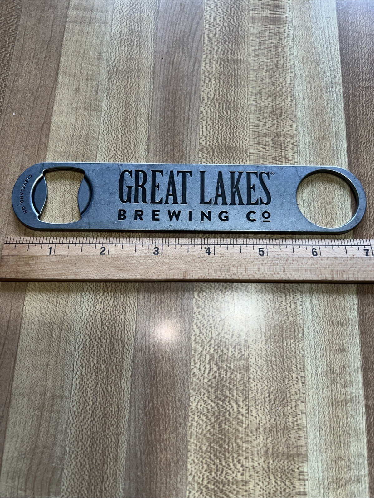 GREAT LAKES BREWING CO. BOTTLE OPENER 7 Inch