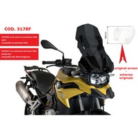 Puig Einstellbare Windschutzscheibe Fur Bmw F800 Gs 24-25 Dunkel GETONT-3178F