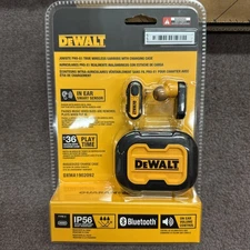 DEWALT DXMA1902092 Pro-X1 Jobsite Bluetooth Earbuds - Black/Yellow / Ships Fast!