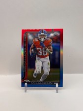 Jaleel McLaughlin 2025 Topps Chrome #90 Red/White/Blue Refractor