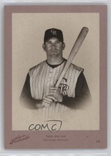 2005 Donruss Studio Portraits Zenith Red Black & White 2/55 Todd Helton HOF 0ba6