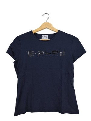 E.PLAY Print-Shirt Damen Shirt Gr. DE 40 schwarz Casual-Look