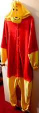 Unbranded Winnie The Pooh Adult XL 185/115B 100 Polyester 1 Piece Pj's/Costume