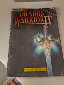 Dragon Warrior IV 4 - Nintendo NES - Cart And Manual - Tested