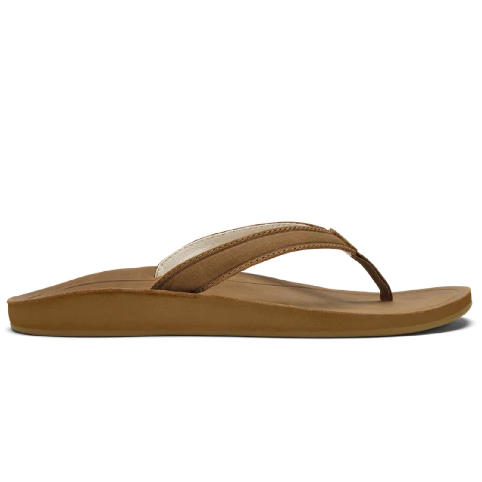 Olukai Southshore Women's Flip Flops, Toffee/Toffee, W7