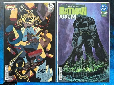 Absolute Batman Ark M #1 Cover B SIGNED by Joshua Hixson w/ COA + Cover A UNREAD