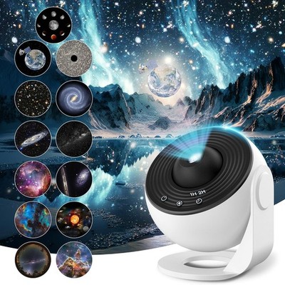 13 in 1 Galaxy Projektor Licht mit 12 Filmscheiben, Planetarium Stern