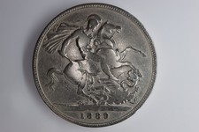 1889 Queen Victoria Silver Jubilee Head Crown