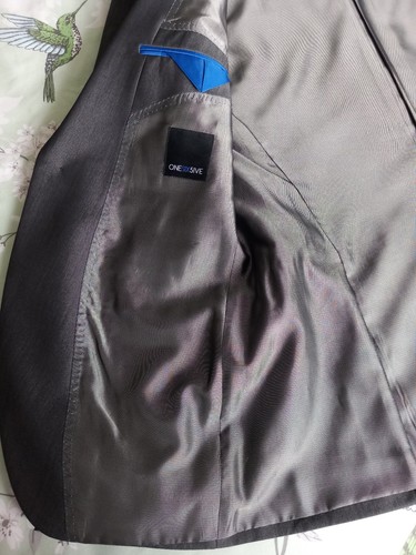 ONESIX5IVE Grey 2 Piece Suit Size 38 Regular,32 Waist,31 Inside Leg. - Picture 8 of 16