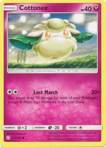 Cottonee - 147/236 - Common - Lightly Played
