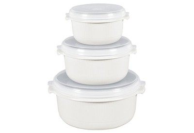 Emsa Mikrowellen-Set 3-teilig | Kunststoff | 0,5 l / 1 l / 1,5 l