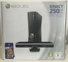 Xbox 360 Kinect Bundle, Boxed, 2 Controllers, Headset, 25 Games