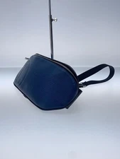 LOUIS VUITTON Bumbag Blue Epi Leather Circle Logo M53301 Belt Bag Authentic