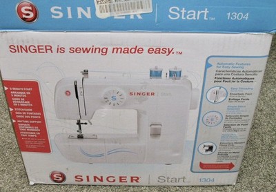 Singer Start 1304 Sewing Machine - 6 Built-in Stitches - Gently Used