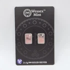 X2 Wessex Mint Eagle 1g Silver .999 Bar Bullion Investment