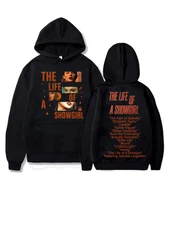 New Album the Life of a Showgirl 2025 Hoodie Harajuku Pullover Tops Man Woman Sw