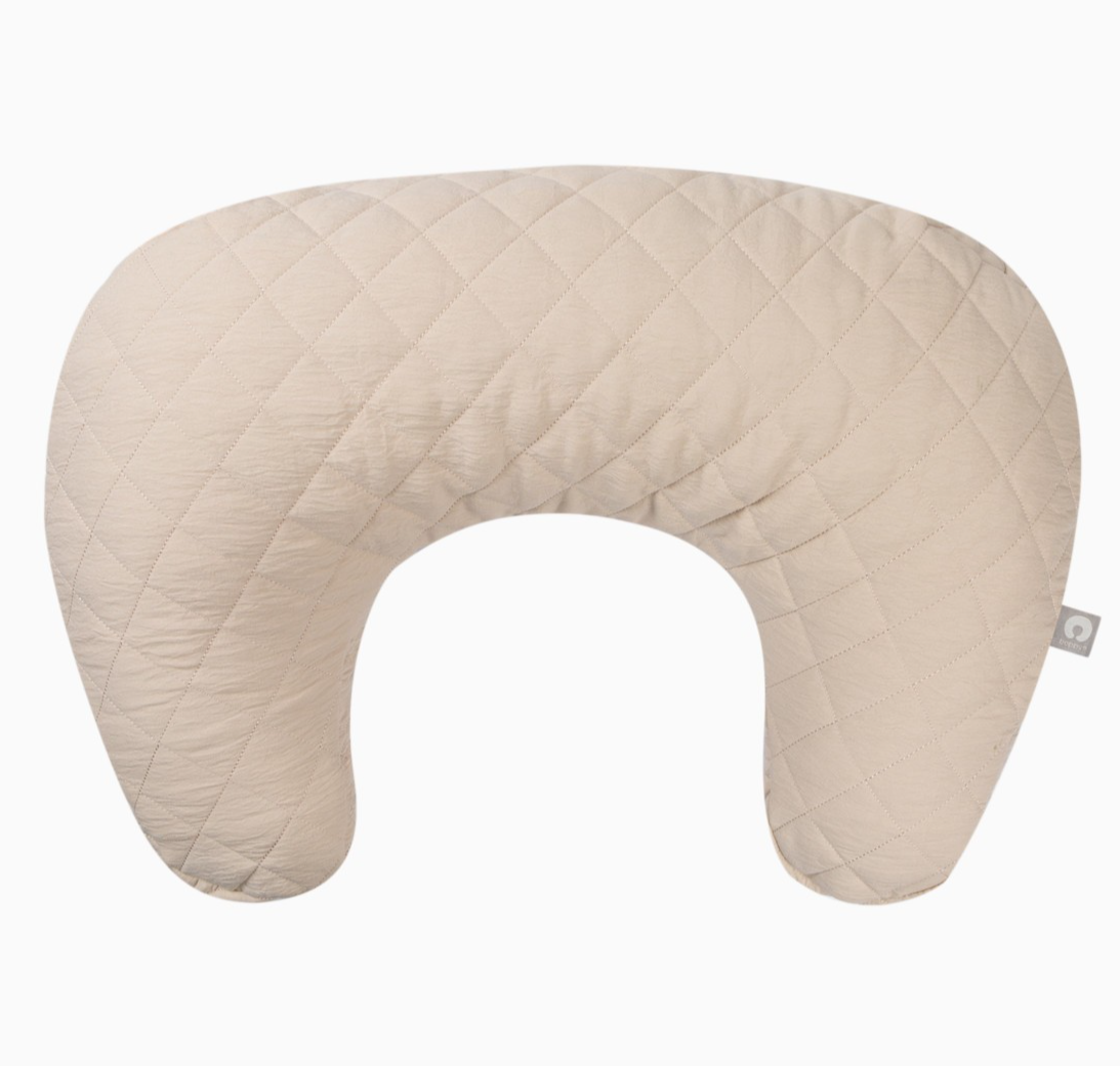 Boppy Nursing Pillow (Oatmeal Quilt) New Shape-image