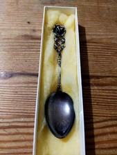 Hildesheimer Rose Vorlege Löffel, 800er Silber