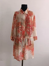 Basler black label Tunic Air transparent with Corals Size 48/GB22/I54/2xl