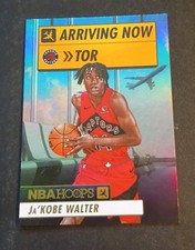 Ja’Kobe Walter 2024-25 NBA Hoops Silver Holo Arriving Now RC No. 20 Raptors