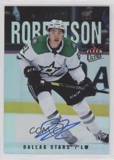 2021-22 Upper Deck Fleer Ultra Silver Rainbow Foil Jason Robertson #61 Auto 0gn4